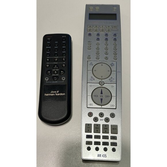 Harman/Kardon AVR 435, 635 Remote Control Receiver Silver LCD Display + Remote - Picture 1 of 3